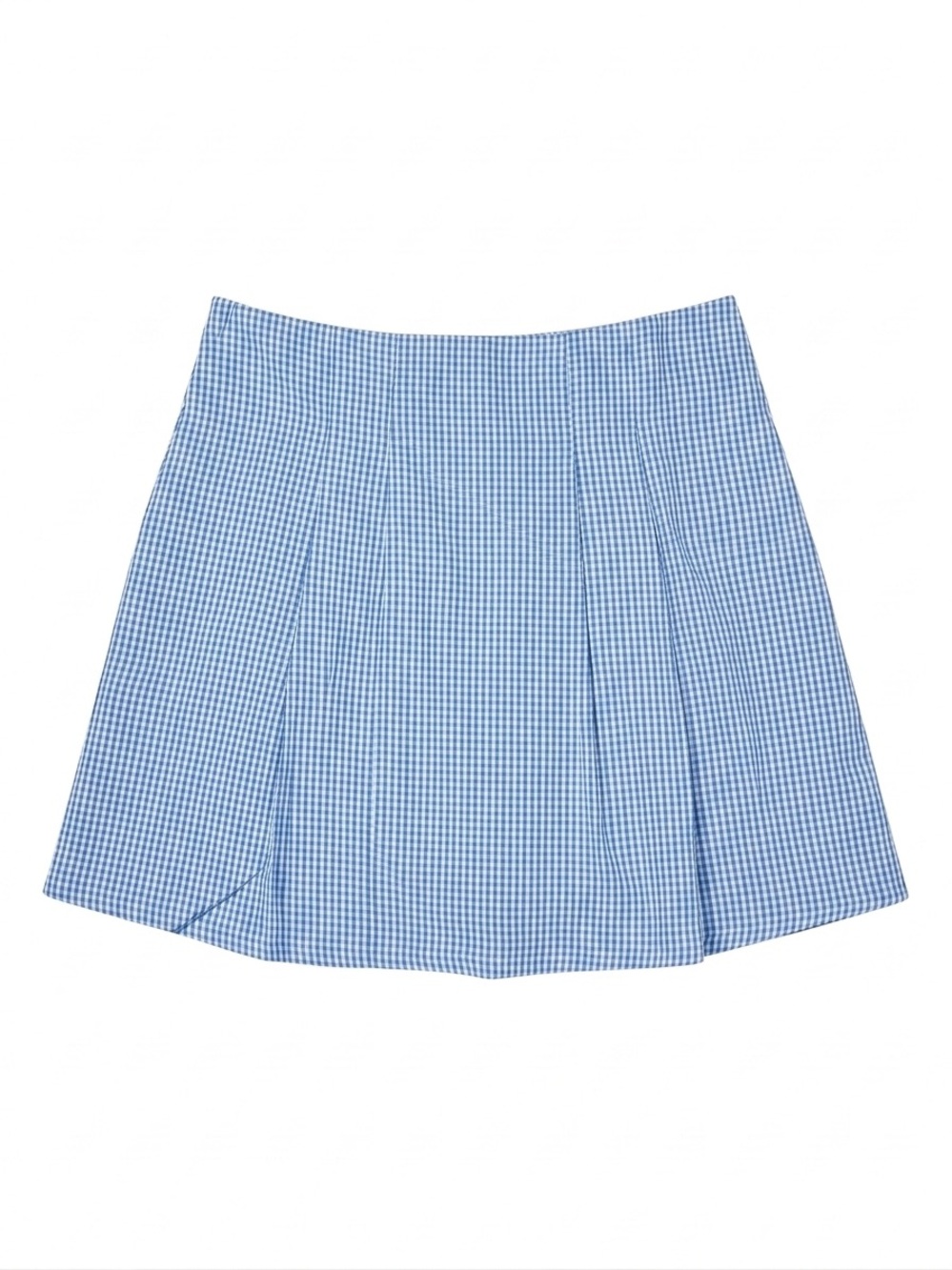 Boutique Gingham Skort (Blue/White, Size M, NWT)
